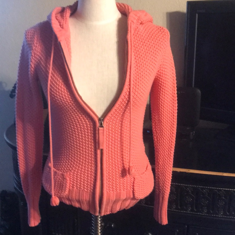 Old Navy Sweater Jacket Size S with Hood